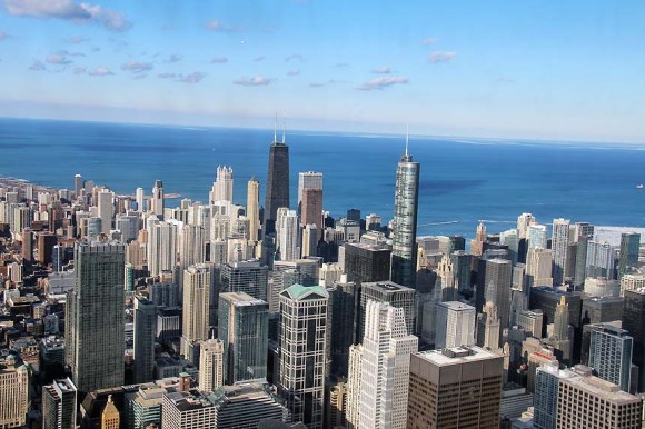 Chicago Skydeck view
