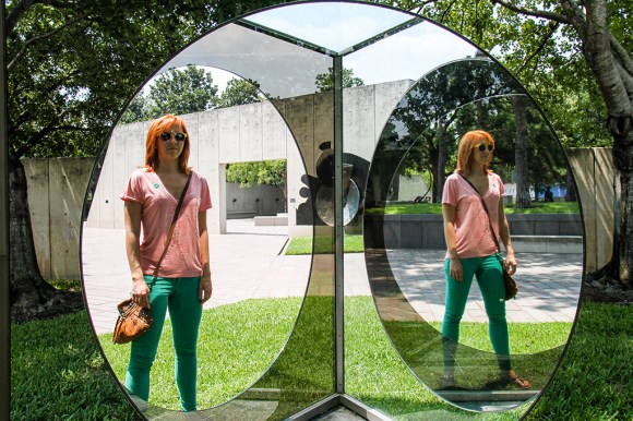 walking around Houston Museum District