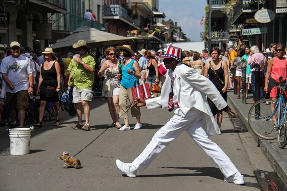 French Quarter New Orleans Street performer