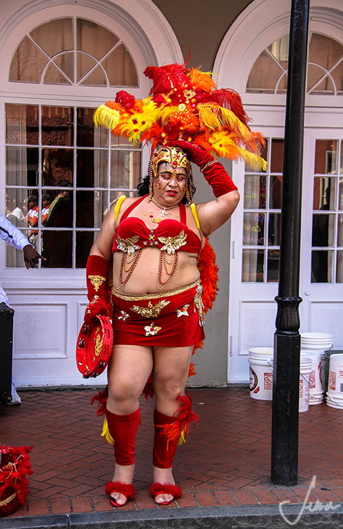 New Orleans street performer